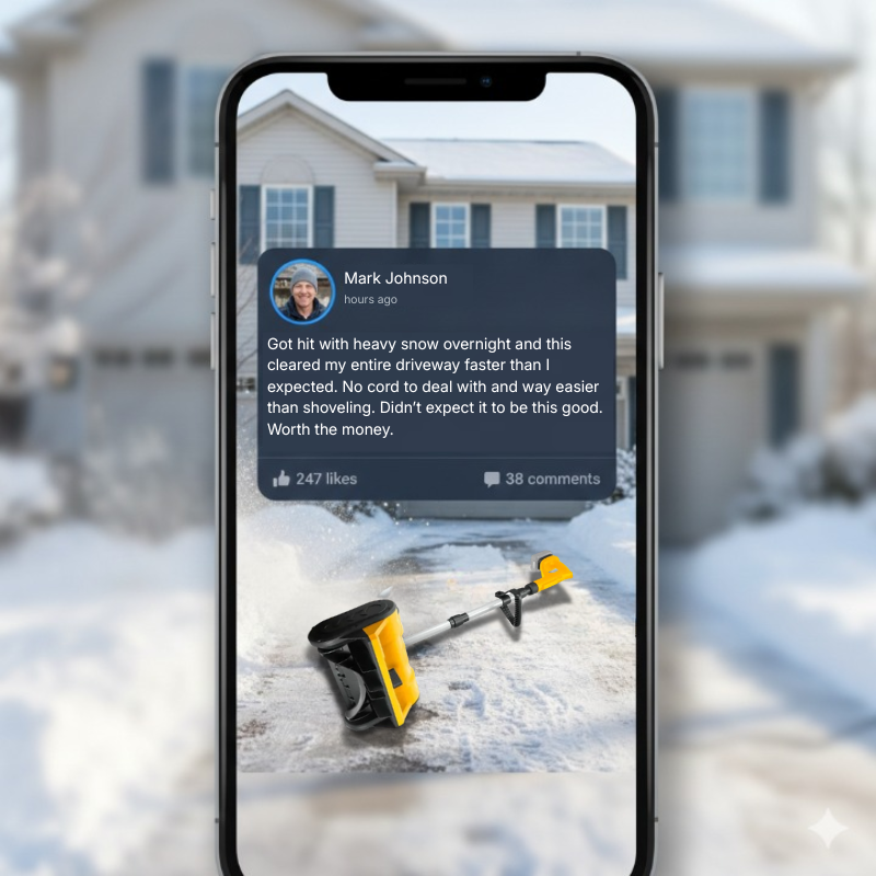 BlizzardX Brushless Electric Snow Blower